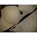 NWT Victoria's Secret 36DD BIKINI+L cover up/tunic/kaftan crochet WHITE fishnet
