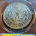 A 1921-P MORGAN SILVER DOLLAR GRADED MS64 VERY UNIQUE TONING