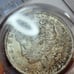 A 1921-P MORGAN SILVER DOLLAR GRADED MS64 VERY UNIQUE TONING