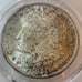 A 1921-P MORGAN SILVER DOLLAR GRADED MS64 VERY UNIQUE TONING
