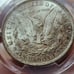 A 1921-P MORGAN SILVER DOLLAR GRADED MS64 VERY UNIQUE TONING