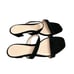 Stuart Weitzman Ava Women's Black Suede Low Heel Sandals Size 8.5