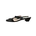 Stuart Weitzman Ava Women's Black Suede Low Heel Sandals Size 8.5