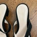 Stuart Weitzman Ava Women's Black Suede Low Heel Sandals Size 8.5