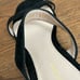 Stuart Weitzman Ava Women's Black Suede Low Heel Sandals Size 8.5