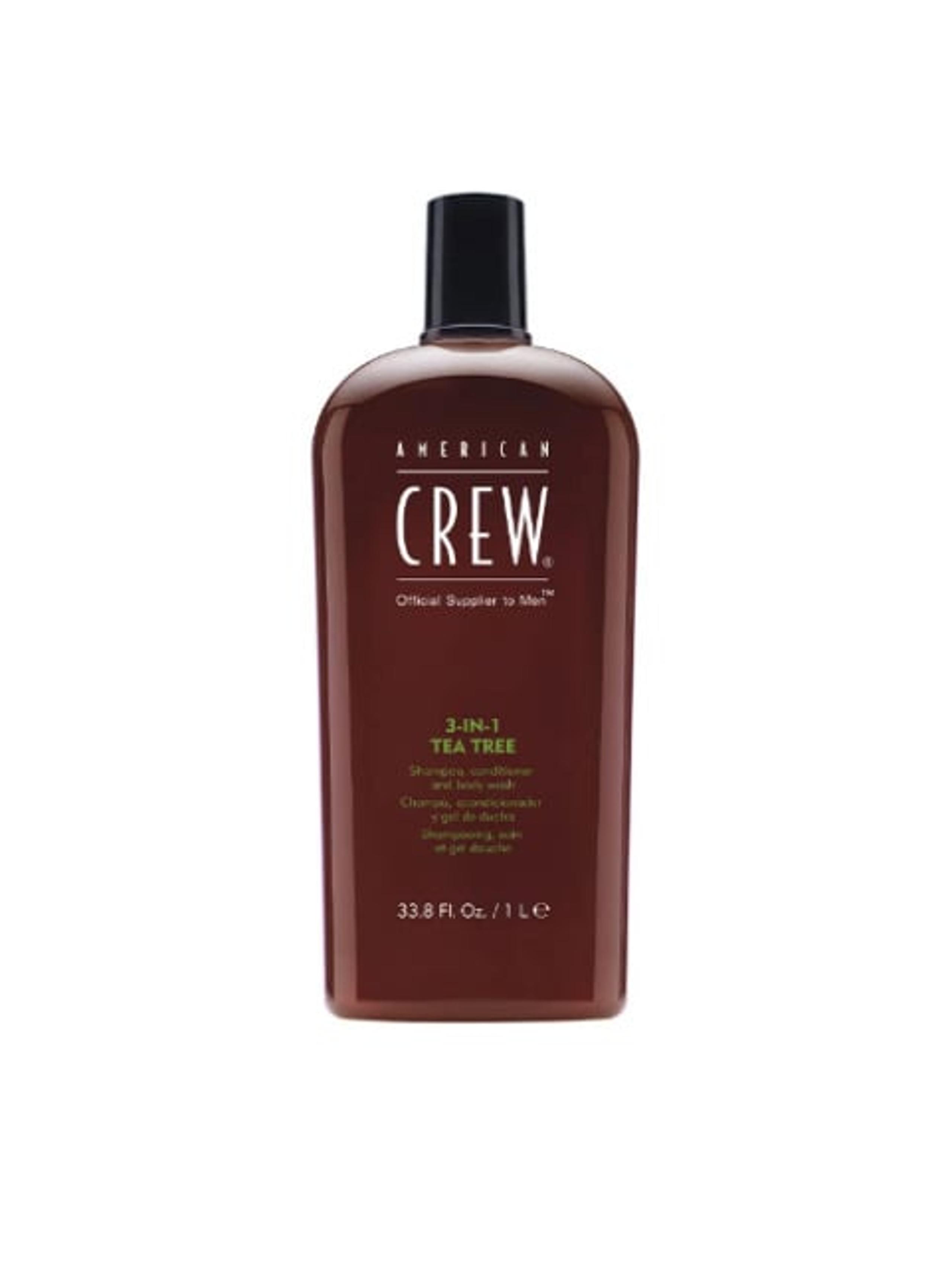 American Crew 3-In-1 Tea Tree Shampoo, Conditioner and Body Wash 1 Liter/33.8oz