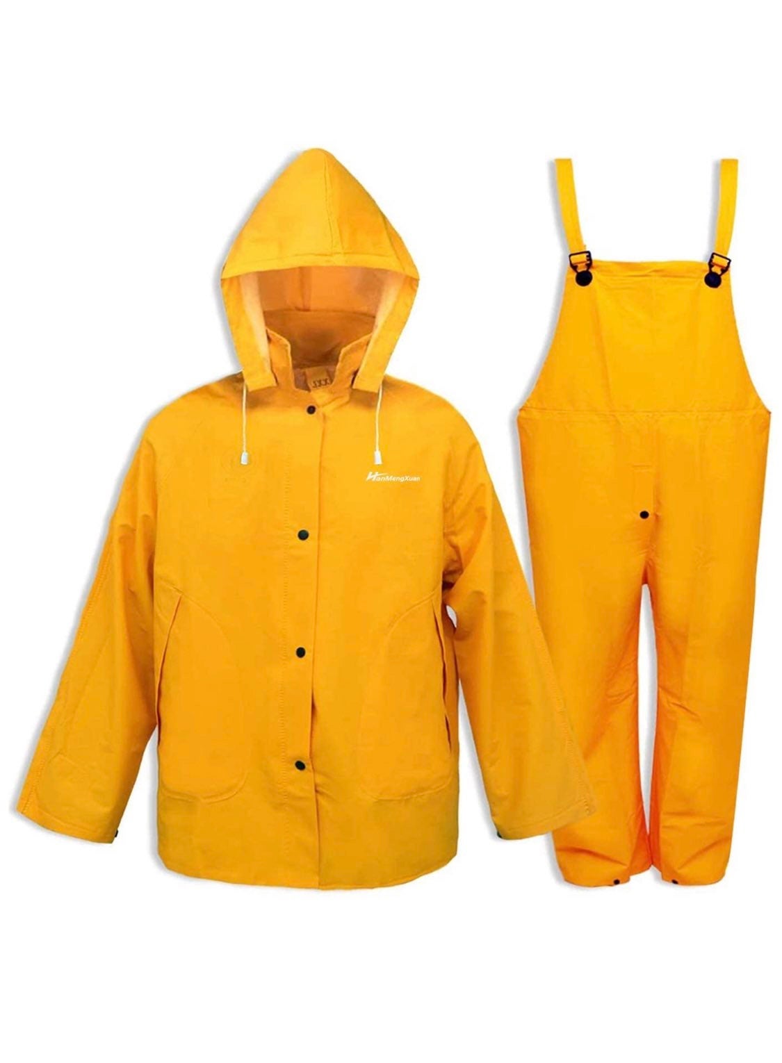Rain Gear Safety Jacket and Bib Pants fo