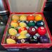 Vintage Aramith Continental Billiard Pool Ball Set 2 1/4” Made in Belgium
