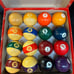 Vintage Aramith Continental Billiard Pool Ball Set 2 1/4” Made in Belgium