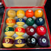 Vintage Aramith Continental Billiard Pool Ball Set 2 1/4” Made in Belgium