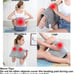 Electric Heating Pad for Back Pain Muscle Pain Relief (Light Gray, 12''×24'')