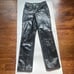 NWOT Vintage genuine leather Banana Republic pants black, Size 0