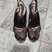Gucci Leather Slingback Heels Size 38C