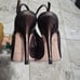 Gucci Leather Slingback Heels Size 38C