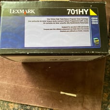 Genuine Lexmark 701HY Yellow Toner For CS310, CS410, CS510 High Yield NIB
