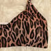 Swiminista Play Leopard Bikini Top Size XS
