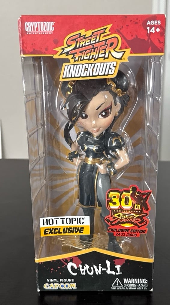 Chun Li Street Fighter Knockouts *UNOPENED* 30th Anniversary