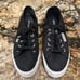 Superga 2790 Platform Sneaker in Black & White Sole