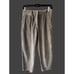 TALBOTS LADIES CHUNKY KNIT TAN CORDUROY PANTS POCKETS ELASTIC EUC SIZE 4