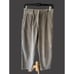 TALBOTS LADIES CHUNKY KNIT TAN CORDUROY PANTS POCKETS ELASTIC EUC SIZE 4