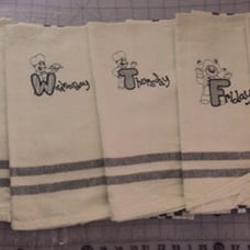 Chef kitchen towels