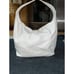 Dooney & Bourke Medium Lock Sac Women's White Pebbled Leather Shoulder Hobo Bag