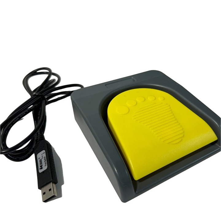 Used iKKEGOL USB Foot Switch FS2016-A Assistive Programmable Keyboard and Mouse