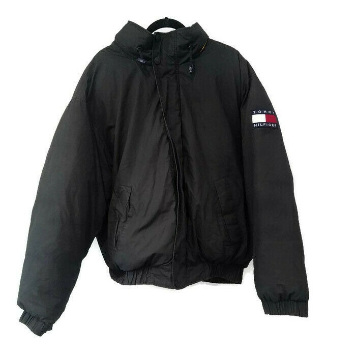 VTG TOMMY HILFIGER Spell Out Block Flag