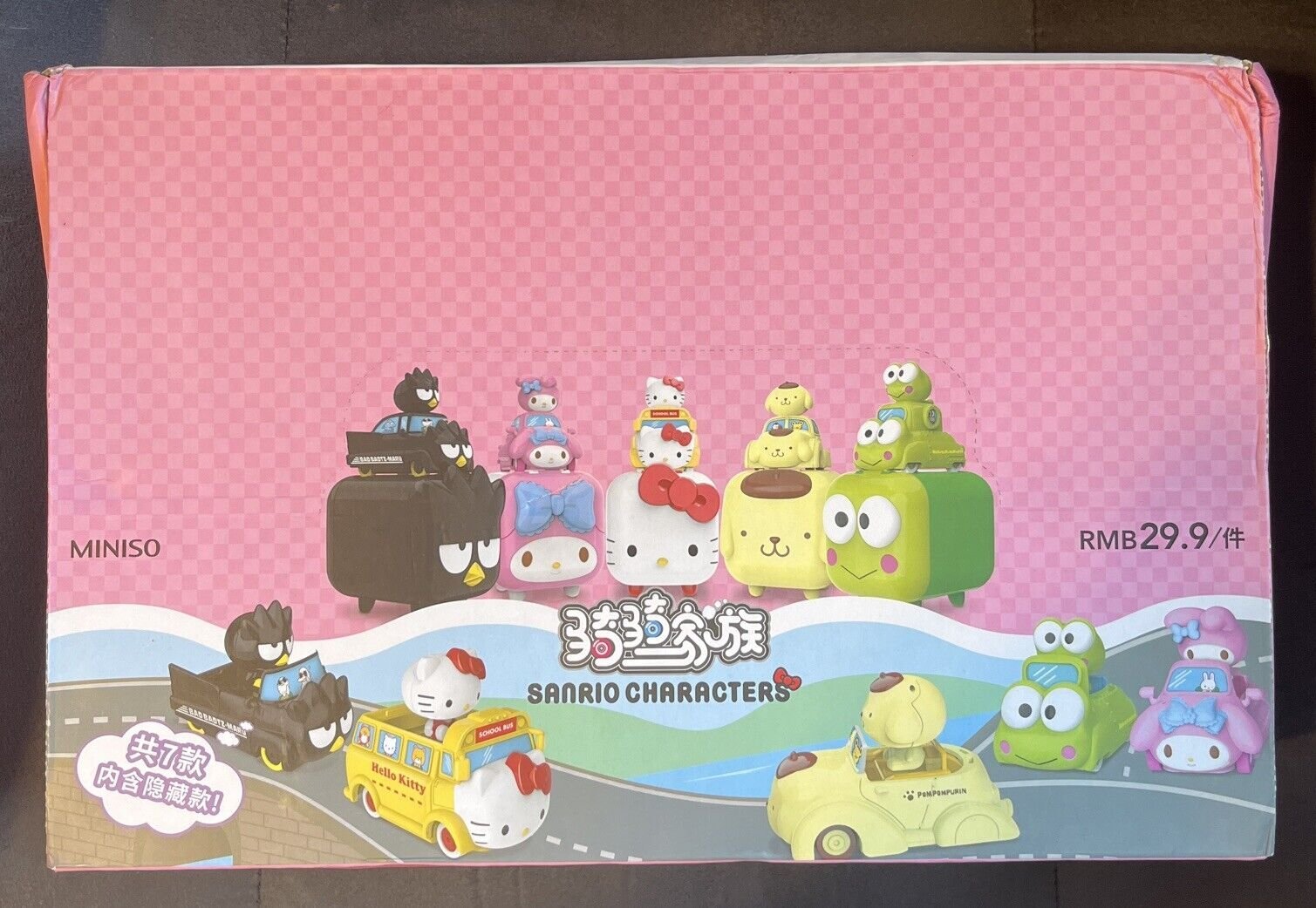 NEW Miniso Sanrio Characters Riders Series Blind Box Figures Full Set Case Of 12
