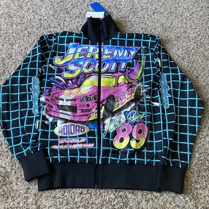 adidas jeremy scott Rally jacket Full Zip Polyester Multicolor Small HG6509