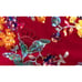 Helsi Sonya Floral Sequin Cocktail Midi Dress Red Size M Thigh High Slit