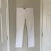 WHITE CHAPS MID RISE BOOT CUT JEANS PANTS SZ 6