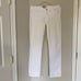 WHITE CHAPS MID RISE BOOT CUT JEANS PANTS SZ 6