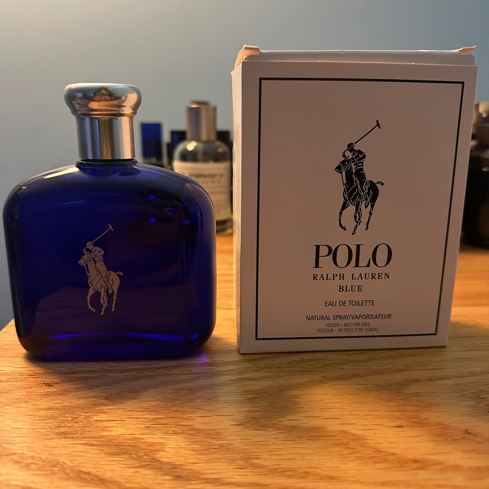 Ralph Lauren Polo Blue Men's 4.2 oz / 125 ml Eau De Toilette Spray New