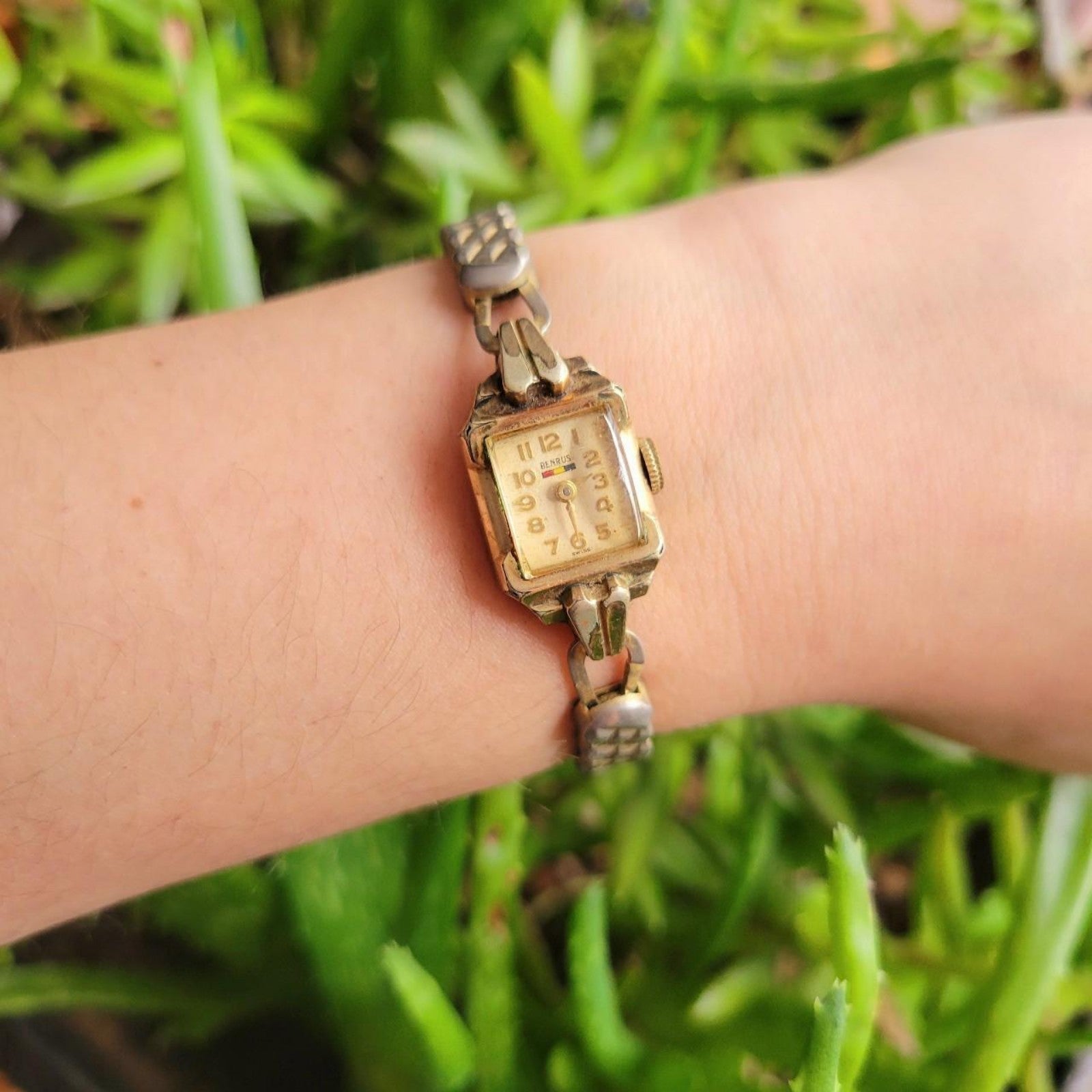Benrus 10k gold filled ladies watch cheap