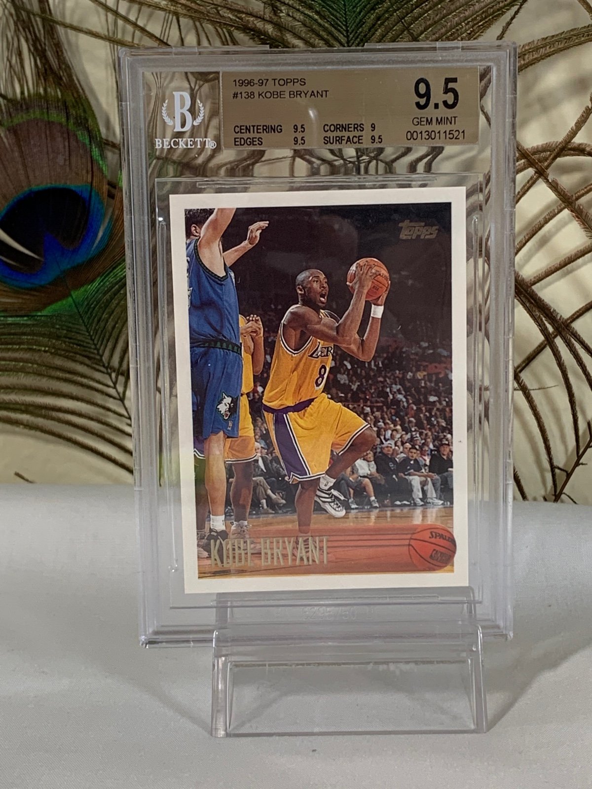 Kobe Bryant RC card BGS 9.5 #BAS197