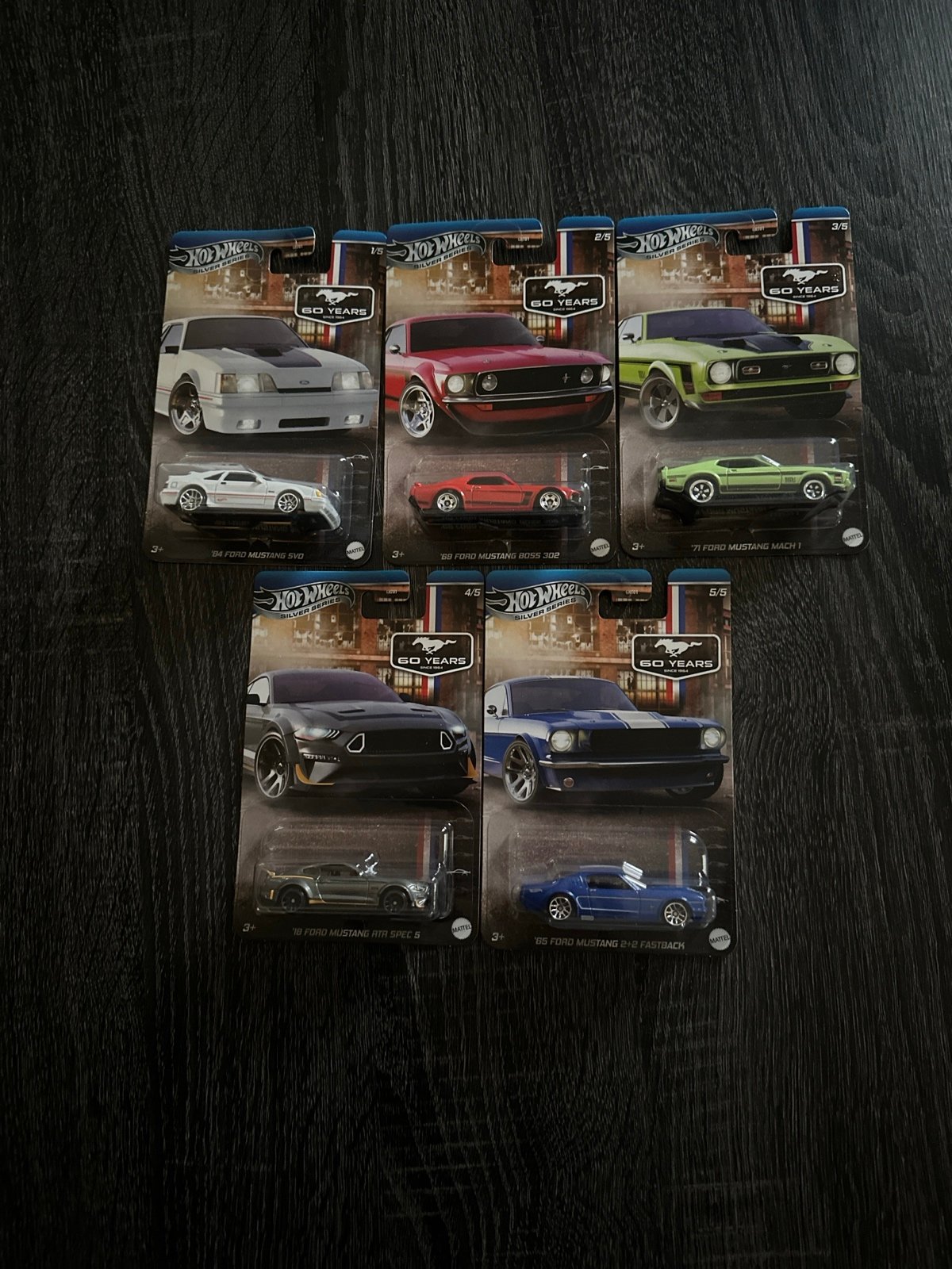 Hot Wheels 2024 Mustang set
