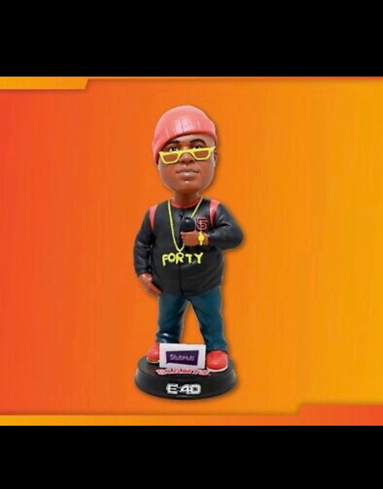 Rare New SGA San Francisco Giants E-40 Bobblehead 2022