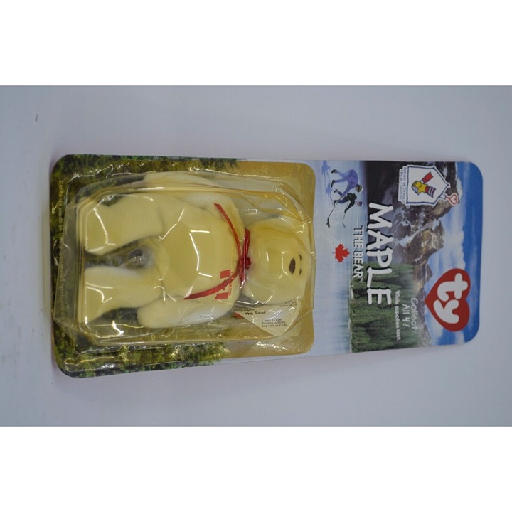 1997 ty maple the bear McDonalds rare Beanie Baby with errors RS9