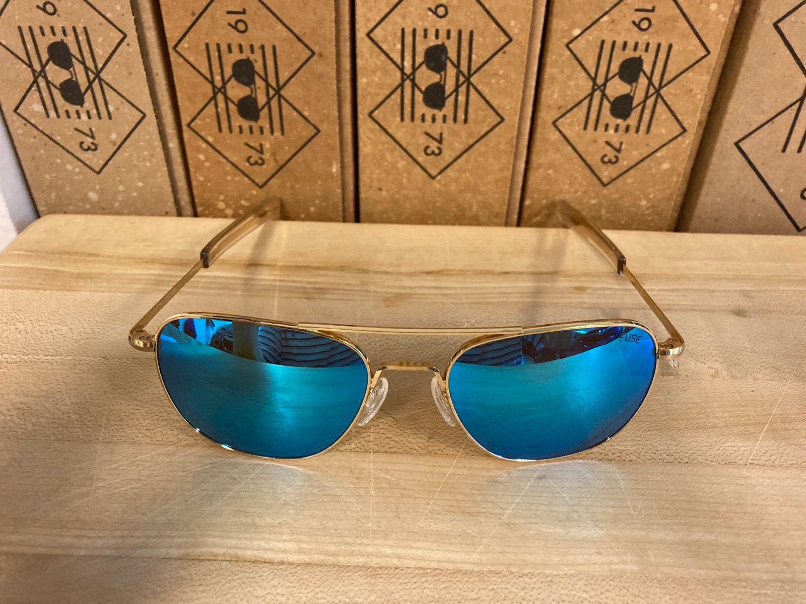 Randolph Engineering Gold 58[]20 Bayonet with Fuse Pro Glacier Mirror Polarized