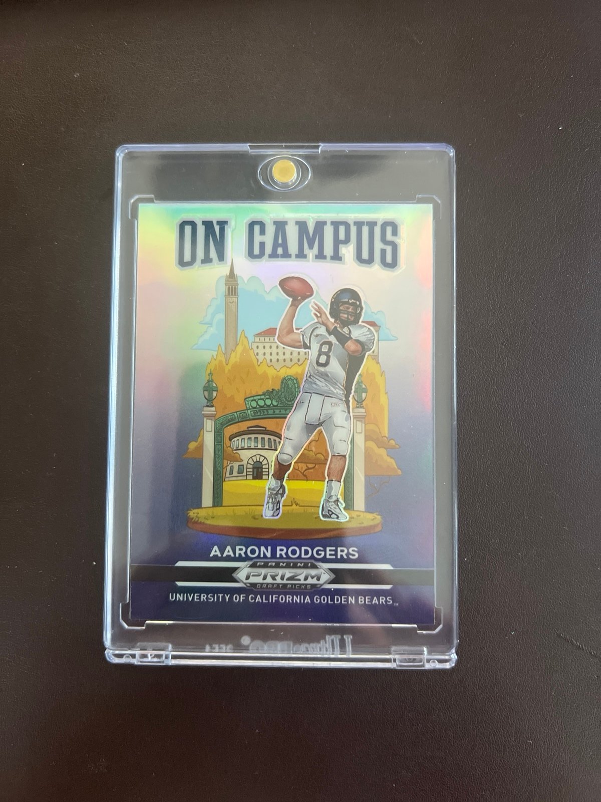 Aaron Rodgers Panini Draft Picks Football 2021 On Campus OC-AR Case Hit