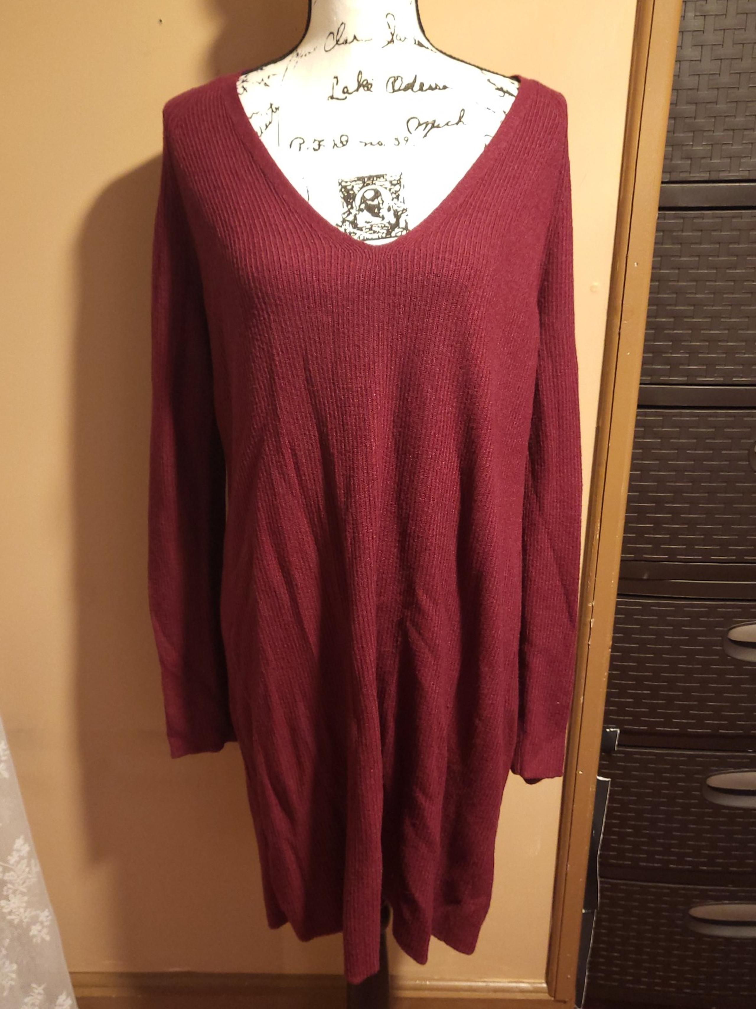 NWOT Maroon Sweater Dress