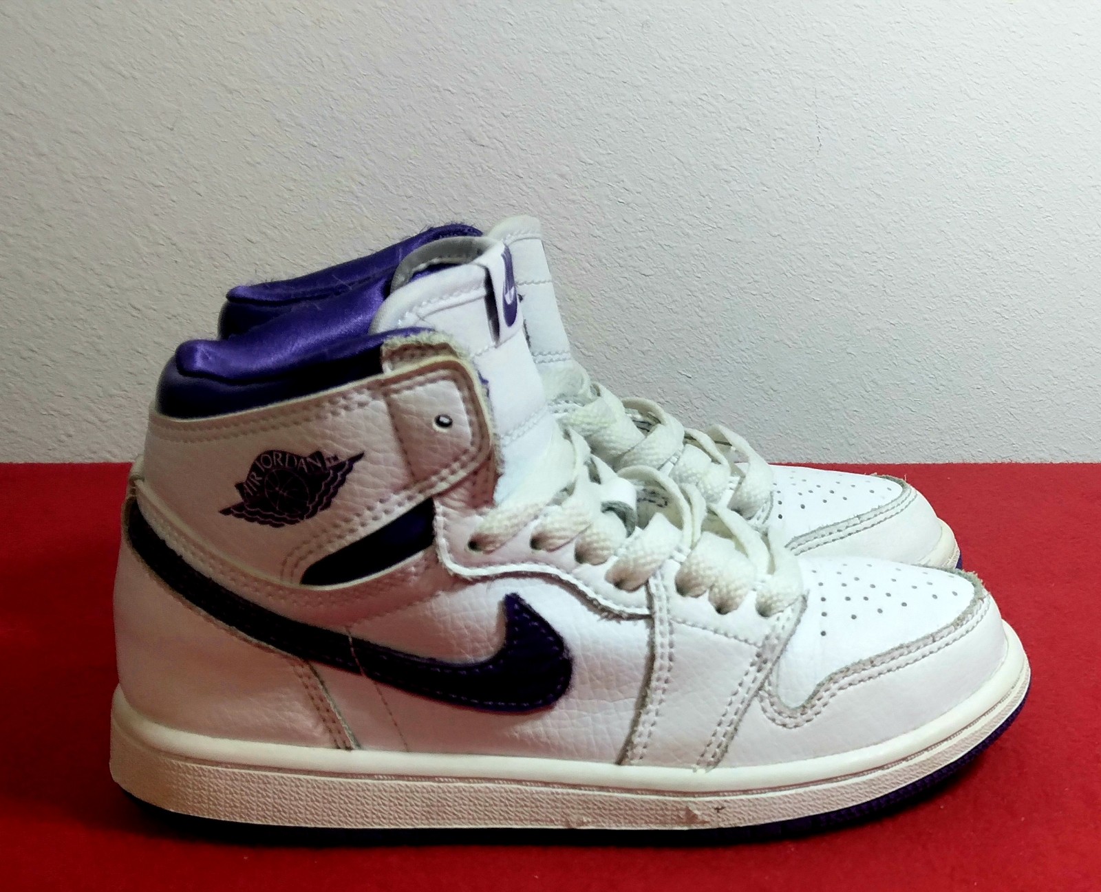 Air Jordan 1 High OG ‘Court Purple’ Kid's Shoes