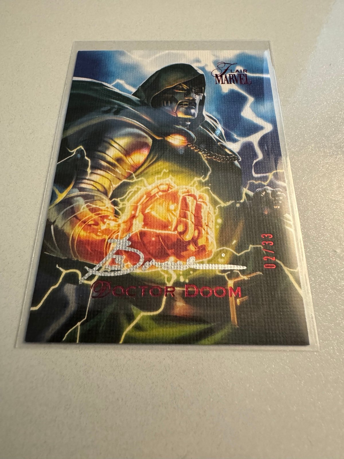 Doctor Doom auto Marvel Flair 2024 /33