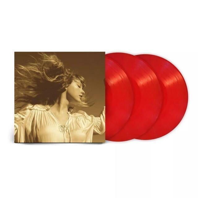 Fearless by Taylor Swift (Red Vinyl, 2021, 3 Discs, Republic Records)