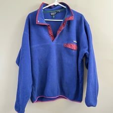 Vintage Patagonia Synchillla - Blue Purple Men's XL Fleece Pullover
