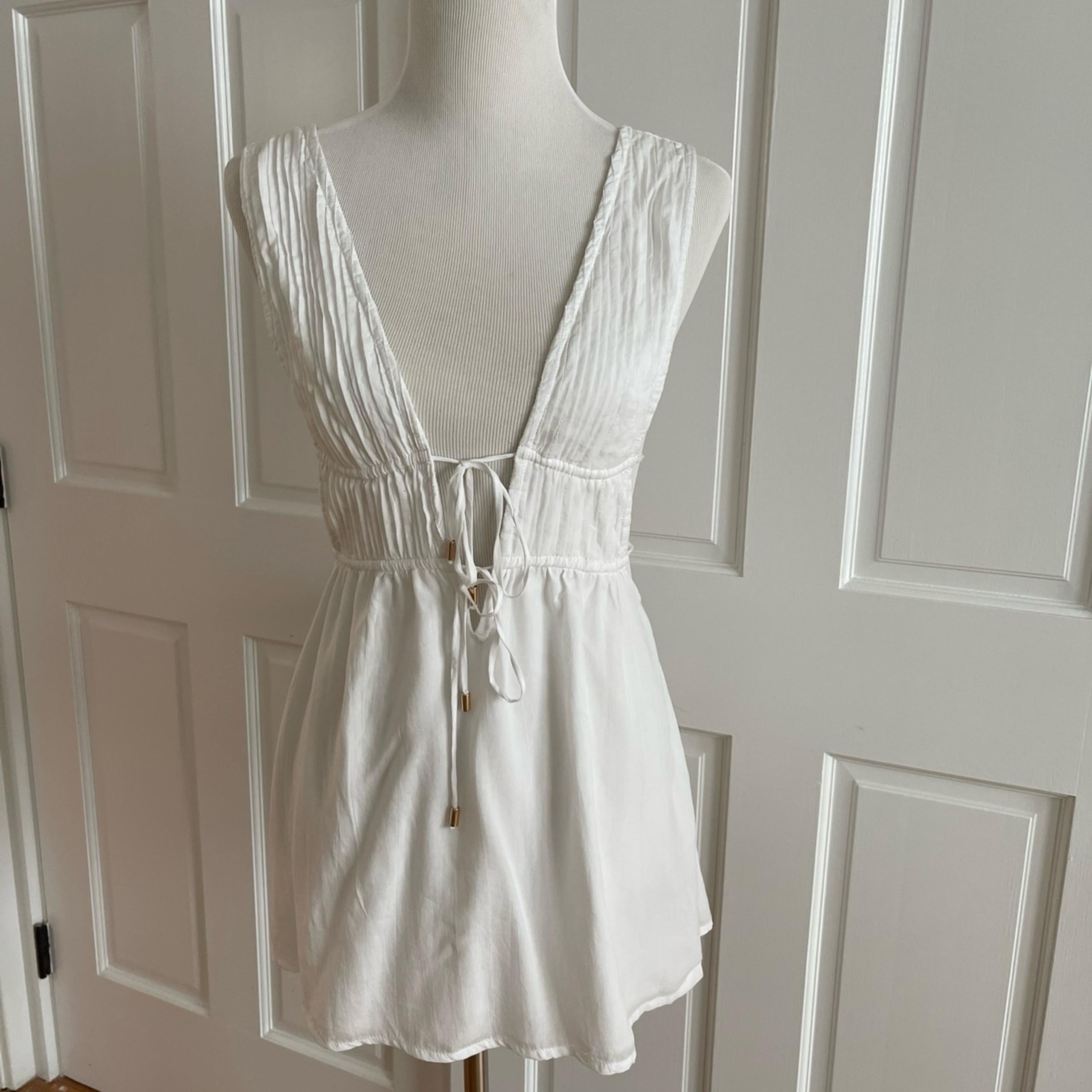 Indah-Stellar white Mini dress