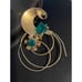 Gold Tone Floral Spray Brooch Avant Guard