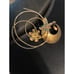 Gold Tone Floral Spray Brooch Avant Guard
