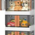 Storage Bins with Lids - Collapsible, Stackable. 3 sets, 9 in total